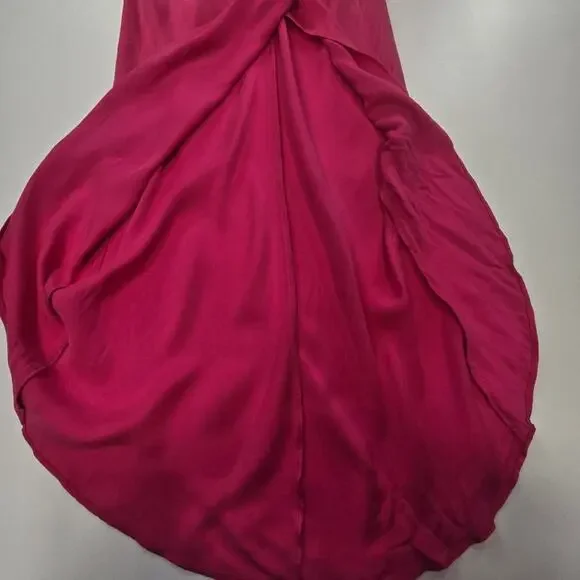 Lovers and Friends Noah Wrap Dress in Hot Pink Medium